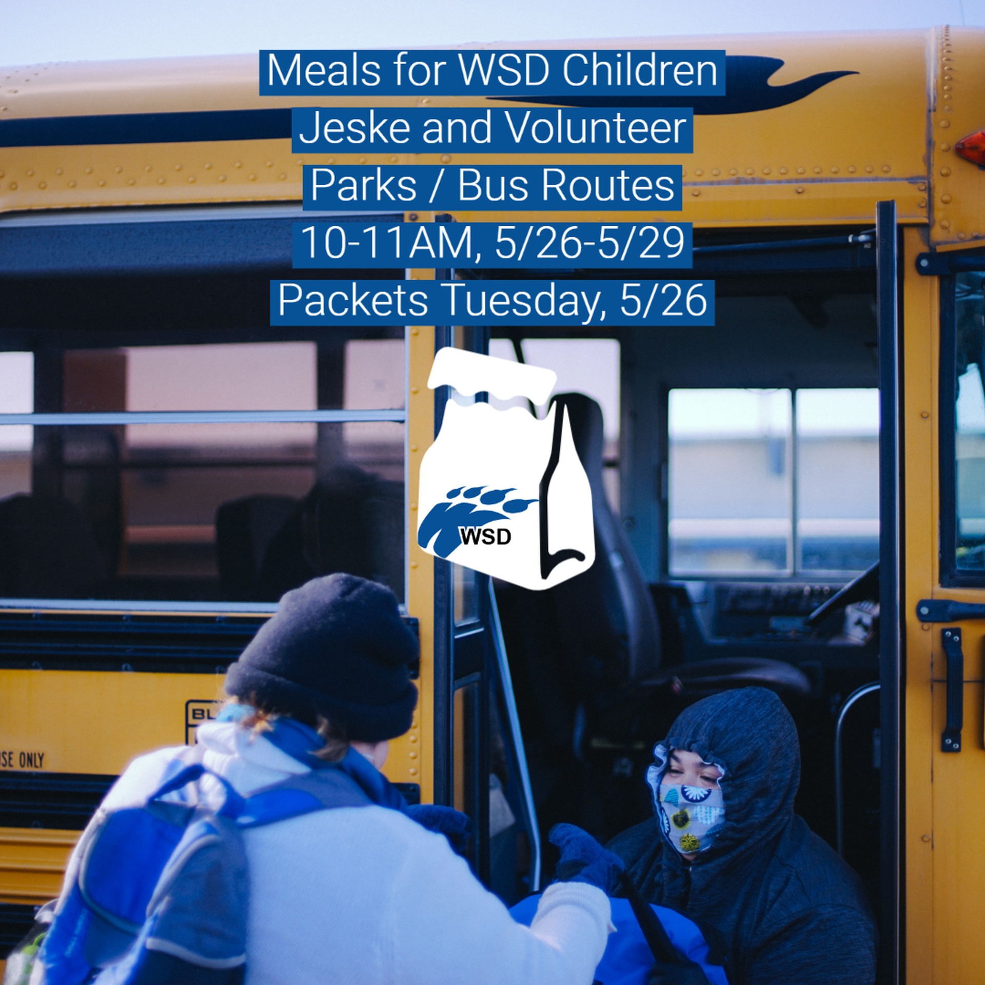 5/21/2020, MEALS FOR WARDEN CHILDREN
